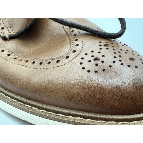 Cole Haan Men Go-To Wingtip Oxford Shoes Size 8M British Tan Leather main image 14